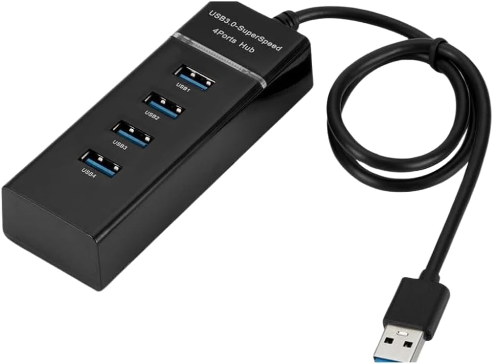 Expansor Hub USB 3.0 com 4 Portas: Mais Velocidade