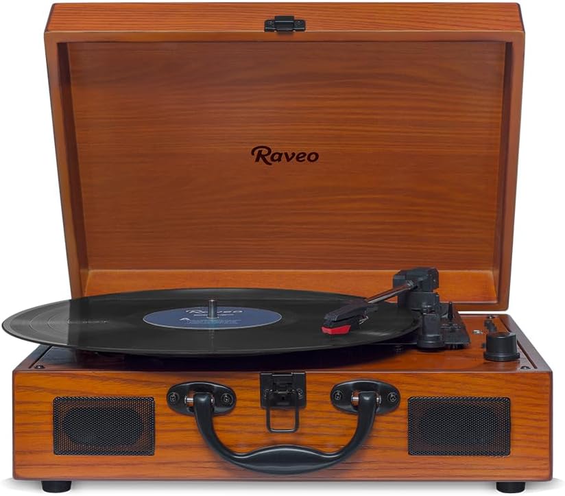 Vitrola Raveo Sonetto Wood: estilo retrô com Bluetooth e USB