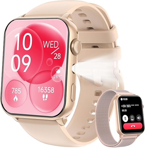 Smartwatch Feminino com Luz LED: Estilo e Tecnologia