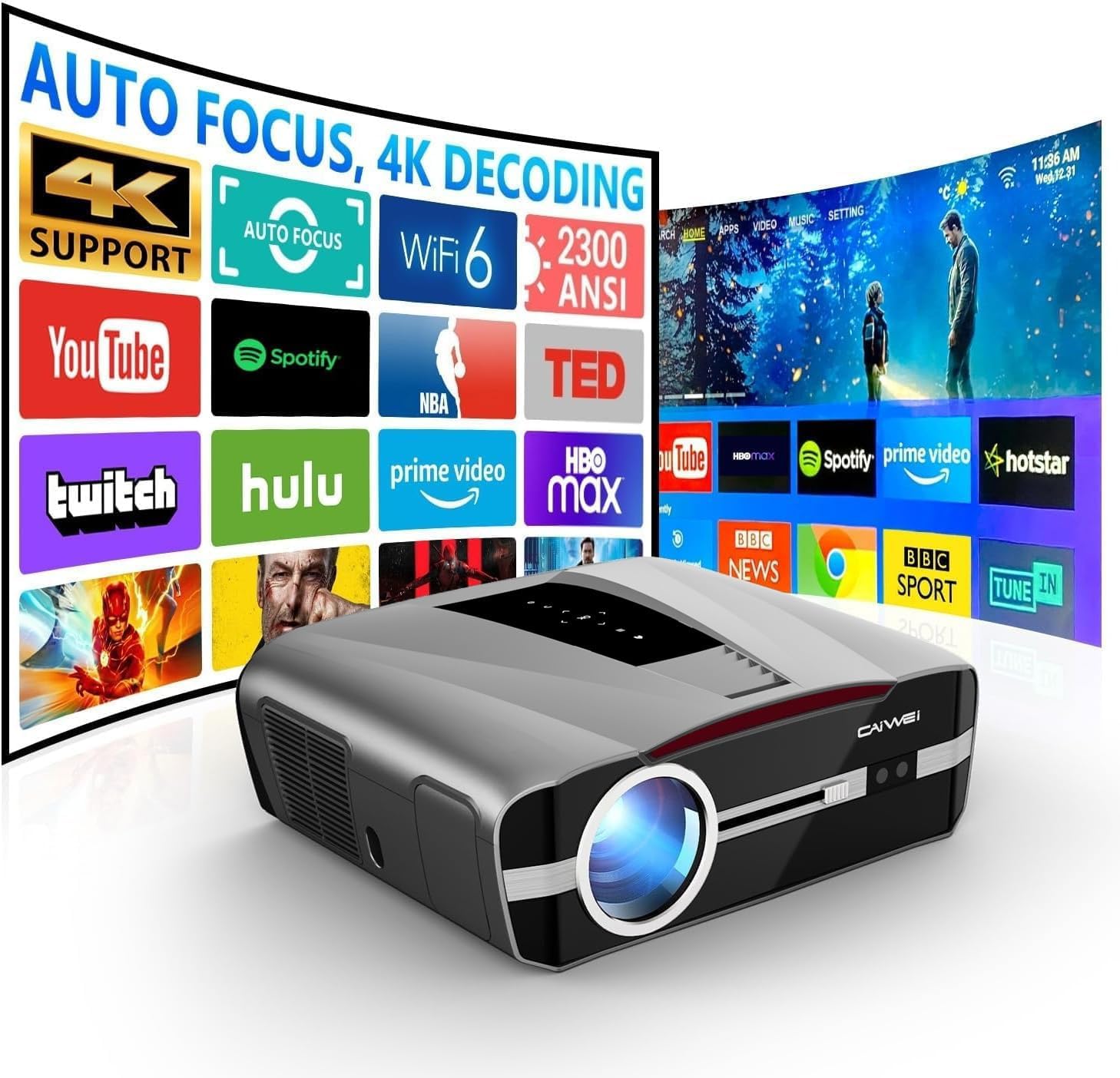 Projetor 4K portátil WiFi: Vale a Pena em 2026?