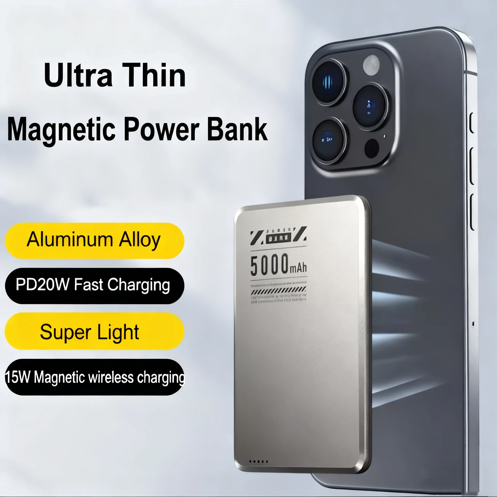 Carregador Portátil Ultra Rápido: Energia Instantânea
